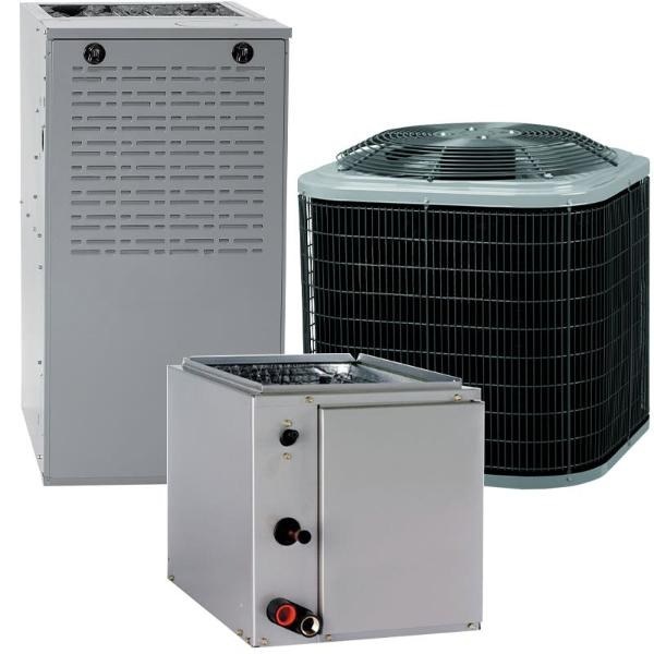 1.5 Ton 14-16 SEER >80% AFUE 44,000 BTU Gas Furnace and Air Conditioner System